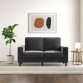thumbnail image 4 of Causeuse Cody de Hometrends en velours gris, 2 places, 4 of 7