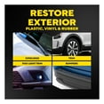 thumbnail image 3 of Meguiar’s Ultimate Black Plastic Restorer – Long-Lasting Car Trim Restorer for Exterior Plastic, Vinyl & Rubber – Premium Plastic Restorer for Cars with Faded Black Trim, Leaves a Dark Shine, 16 oz, 3 of 9