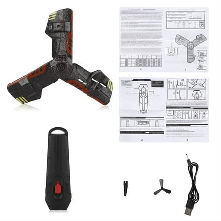 2.4G UFO Boomerang Aircraft Creative Mini Drone RC Quadcopter Remote Control Toy Rechargeable With Flash Lightmix color