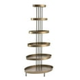 thumbnail image 1 of Tripar International 19611 6 Tier Oval Display Tower Shelf - Gold - Metal, 1 of 1