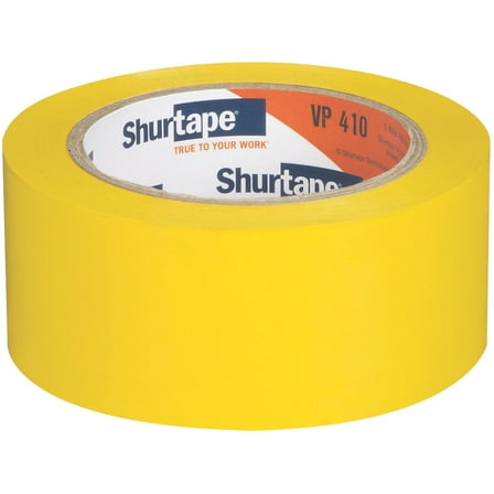 Shurtape VP-410 Vinyl Film Tape: 2 in x 36 yds. (Yellow) *branded