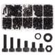 thumbnail image 1 of 300 PCS M3 Pernos Tornillos Tuercas Arandelas Juego de juego Aleación de acero Cabeza hexagonal Perno Tornillos Tornillos Tuercas para automóvil Automóvil Motocicleta Barcos Hogar Adepaton YQ-0575, 1 of 7