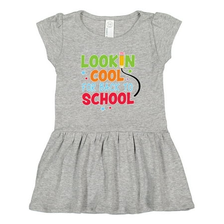 

Inktastic Lookin Cool for Back to School Gift Toddler Girl Dress