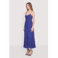 thumbnail image 2 of Women's Tie Front Keyhole Tiered Cami Maxi Dress, 2 of 3