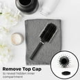thumbnail image 2 of WYZworks 2PK Diversion Round Hair Brush with Secret Hidden Compartment, Safe Stash Box Container for Money, Jewelry, House Keys, Valuables, for Travel or Home, 2 of 8