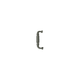 thumbnail image 2 of Deltana DP2574U15A Door Pull without Rosette, 8" in Antique Nickel, 2 of 2