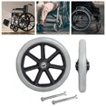 thumbnail image 4 of fastboy 2x Roues avant 8 Pouces Roulettes Durables pour Fauteuils Roulants Déambulateurs Gris 8 Pouces, 4 of 6