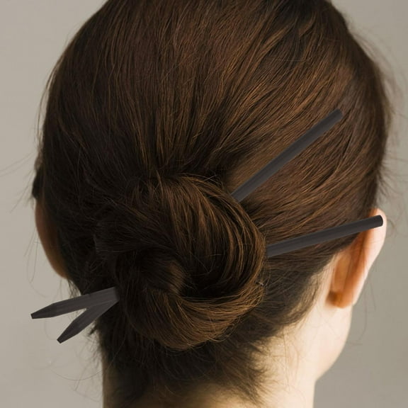 ROSENICE Elegant Hair Stick For Women Hair Accessories Vintage Wood 50Pcs 7.1x0.2In