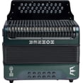thumbnail image 3 of Hohner Corona C-II G/C/F Accordion - Green to Gold Bundle with Gig Bag, Adjustable Straps, and Austin Bazaar Polishing Cloth, 3 of 3