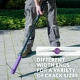 thumbnail image 3 of BICRACKIE Stand-Up Paver Crack Weeding Tool with 60" Steel Pole; Steel with 2-Sized, 5" Tapered Ends for Patios, Driveways (Saw-Cut), Sidewalks, Pavers to Remove Weeds Easily, 3 of 6