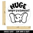 thumbnail image 2 of Huge Improvement Elephant Teacher Student Self-Inking Rubber Stamp Ink Stamper - Green Ink - Mini 1/2 Inch, 2 of 7