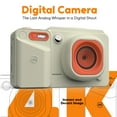 thumbnail image 2 of MOPO Digital Camera 2.8in HD Screen, 4K Pixel, Anti Shake, Auto Focus, 16x Zoom, Vlogging Camera Beige white, 2 of 6