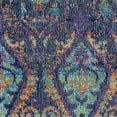 thumbnail image 7 of Nourison Global Vintage Moroccan Navy/Multicolor 2' x 6' Area Rug, (2x6), 7 of 7