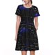 thumbnail image 1 of Easygdp Mathematica Science para Vestido Transpirable de Mujer, Vestido Suelto de Manga Corta con Pliegues y Bolsillos para el Verano, 1 of 6