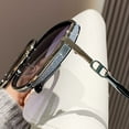 thumbnail image 5 of High-end polarizer, fashion trend, anti-ultraviolet sunglasses, made of PC and metal - green, 5 of 5