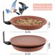thumbnail image 3 of Paquete de 2 comederos para pájaros colgantes montados en la pared, cuenco de baño para pájaros y comedero para atraer pájaros salvajes, decoración de jardín, 3 of 4