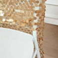 thumbnail image 5 of Balsa Circle Matte Champagne Big Payette Sequin Chiavari Dining Chair Back Slipcover Party Events Home Decorations Supplies, 5 of 8