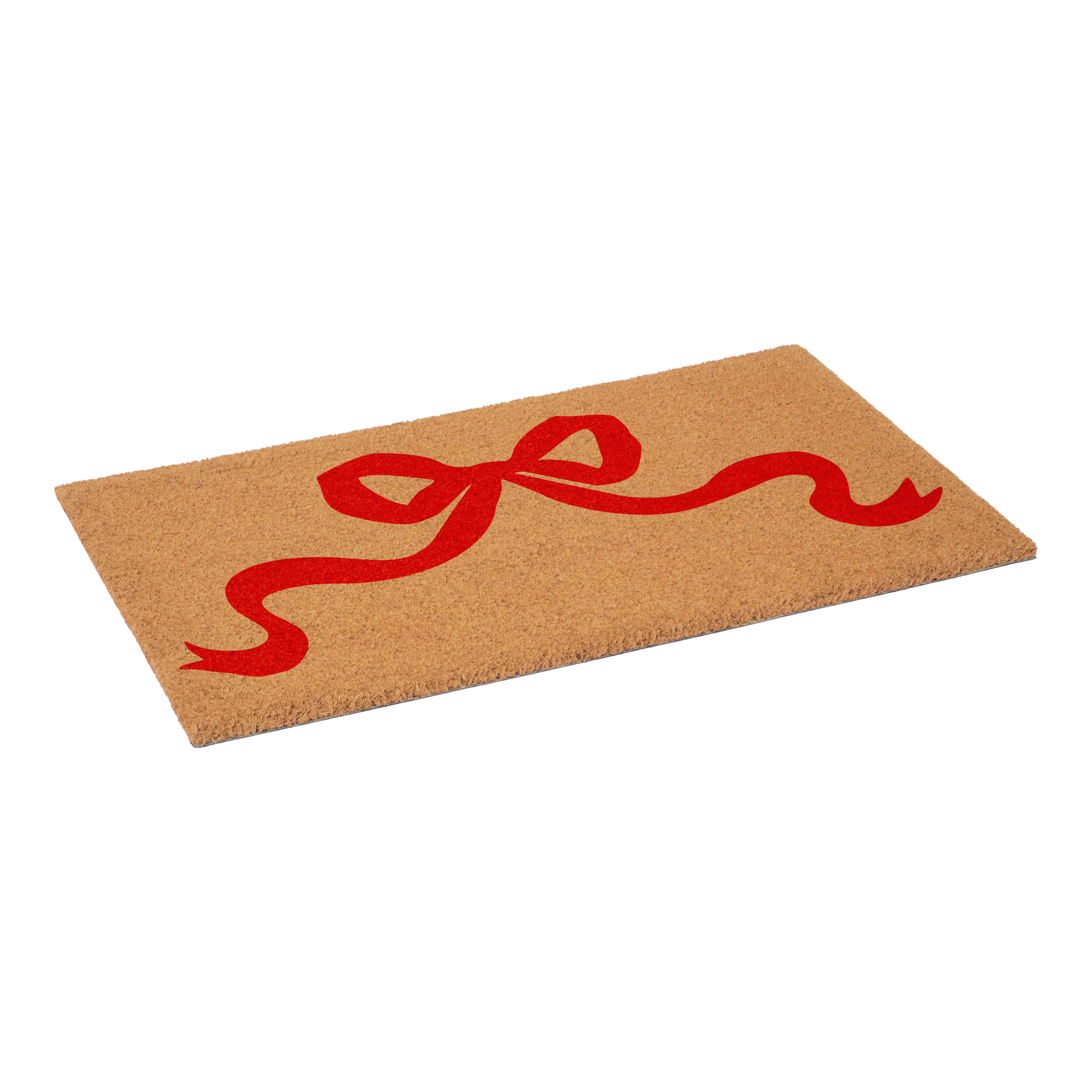 Pretty Red bow Doormat, 24" x 36"