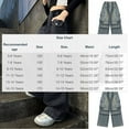 thumbnail image 3 of Atogsazn Children's Boys Cargo Jeans Kids Casual Wide Leg Loose Fit Denim Pant Baggy Lightweight Trouser with Pocket Blue 14-15 Years Fashion, 3 of 6