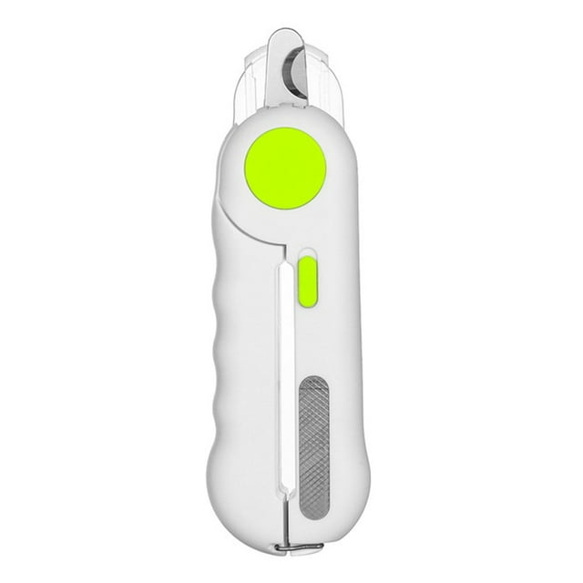 Cat Dog Nail Clipper and File with LED Light Anti-Slip Handle Nail Trimmer Claw Clipper