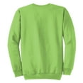 thumbnail image 6 of Yellow Rooster Men's Core Fleece Classic Crewneck Sweatshirt Lime XL, 6 of 6