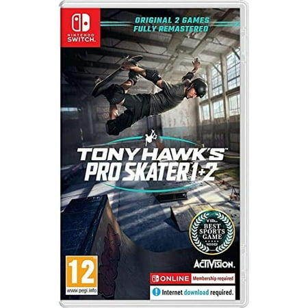 UPC: 0047875101845 | Tony Hawk s Pro Skater 1+2 – Nintendo Switch