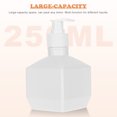 thumbnail image 6 of WESIEVYA 3Pcs Hand Soap Container Square White Nordic Style Bathroom Storage PE PP, 6 of 7