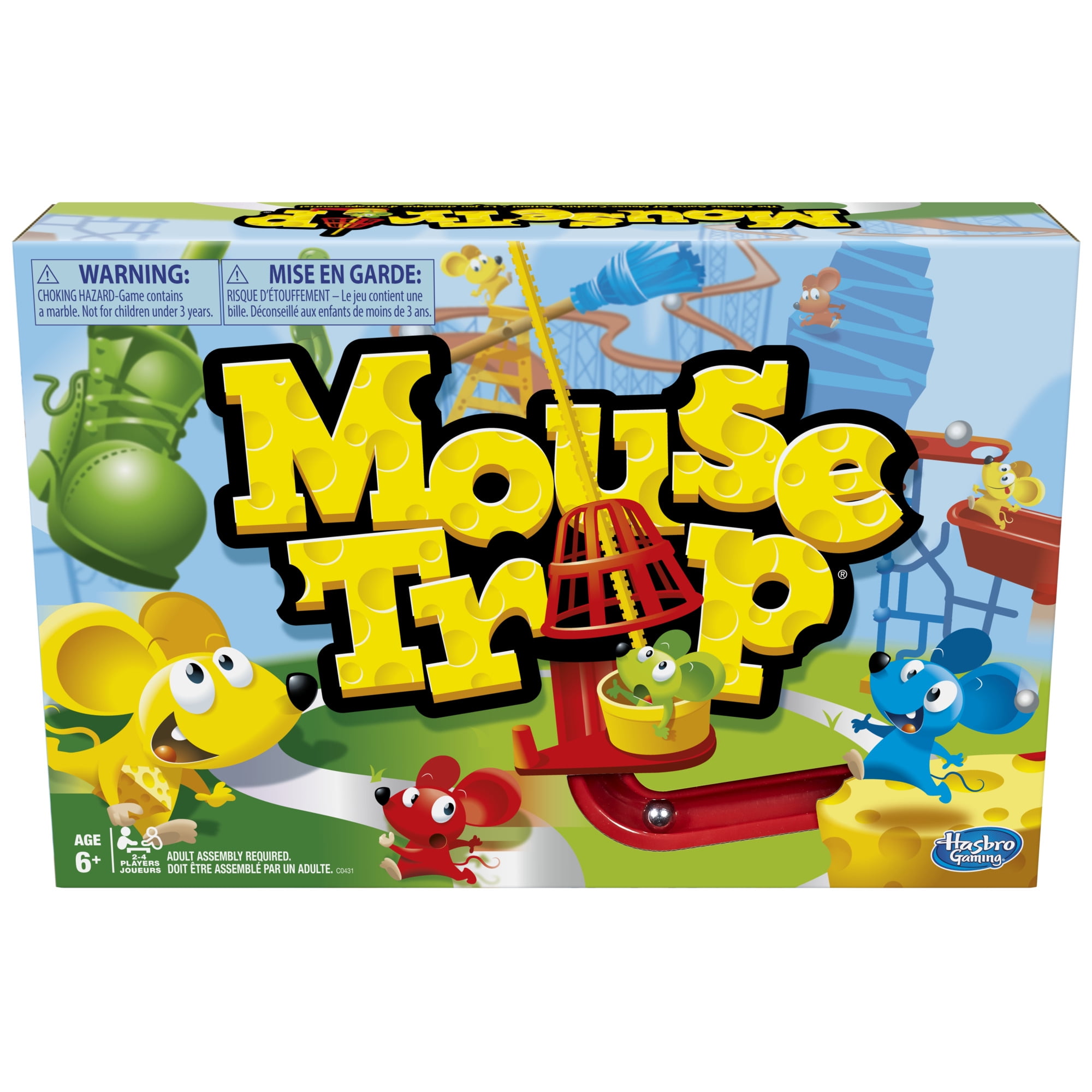 Mouse Trap, jeu de plateau pour enfants, 2 à 4 joueurs À partir de 6 ans