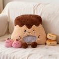 thumbnail image 4 of Plush Volcano Pillow Set with Cute Cartoon Plush Toys Soft Decorative Cushion for Room Bed Sofa Gift for and Adults, 4 of 5