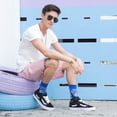 thumbnail image 3 of AmPm Chaussettes Habillées pour Hommes Cool Colorées Amusantes Décontractées en Coton Peigné Multi-pack, 3 of 6