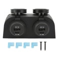 thumbnail image 2 of Acouto Cargador de Coche Puerto Dual PD 18W QC 30 Panel Impermeable Enchufe Adaptador de Toma de Corriente para Motocicletas Rvs Yachts 10-30V ANGGREK Otros, 2 of 8