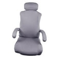 thumbnail image 1 of AMLESO Office Armchair Cover Slipcover Soft Washable Polyester for Computer Chair Gray, 1 of 3