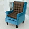 thumbnail image 3 of Coussin de Chaise Toutes Saisons avec Sangle Fixe Intégrée pour Meubles de Patio et Sièges Intérieurs, 3 of 4