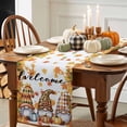 thumbnail image 3 of Fall Welcome Table Runner, Autumn Thanksgiving Kitchen Dining Table Decoration for Home Party Decor 13x72 Inches, 3 of 9
