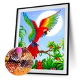 thumbnail image 2 of Flor loro diamante DIY pintura bordado punto de cruz decoración del hogar Likrtyny decoración de arte, 2 of 9