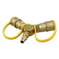 thumbnail image 2 of Miulika Propane Y Splitter Splitter 2 Way 1/4in Propane Hose Fittings 2 Way LP Gas Adapter Gas Tank Connection Adapter for BBQ Grill, 2 of 9