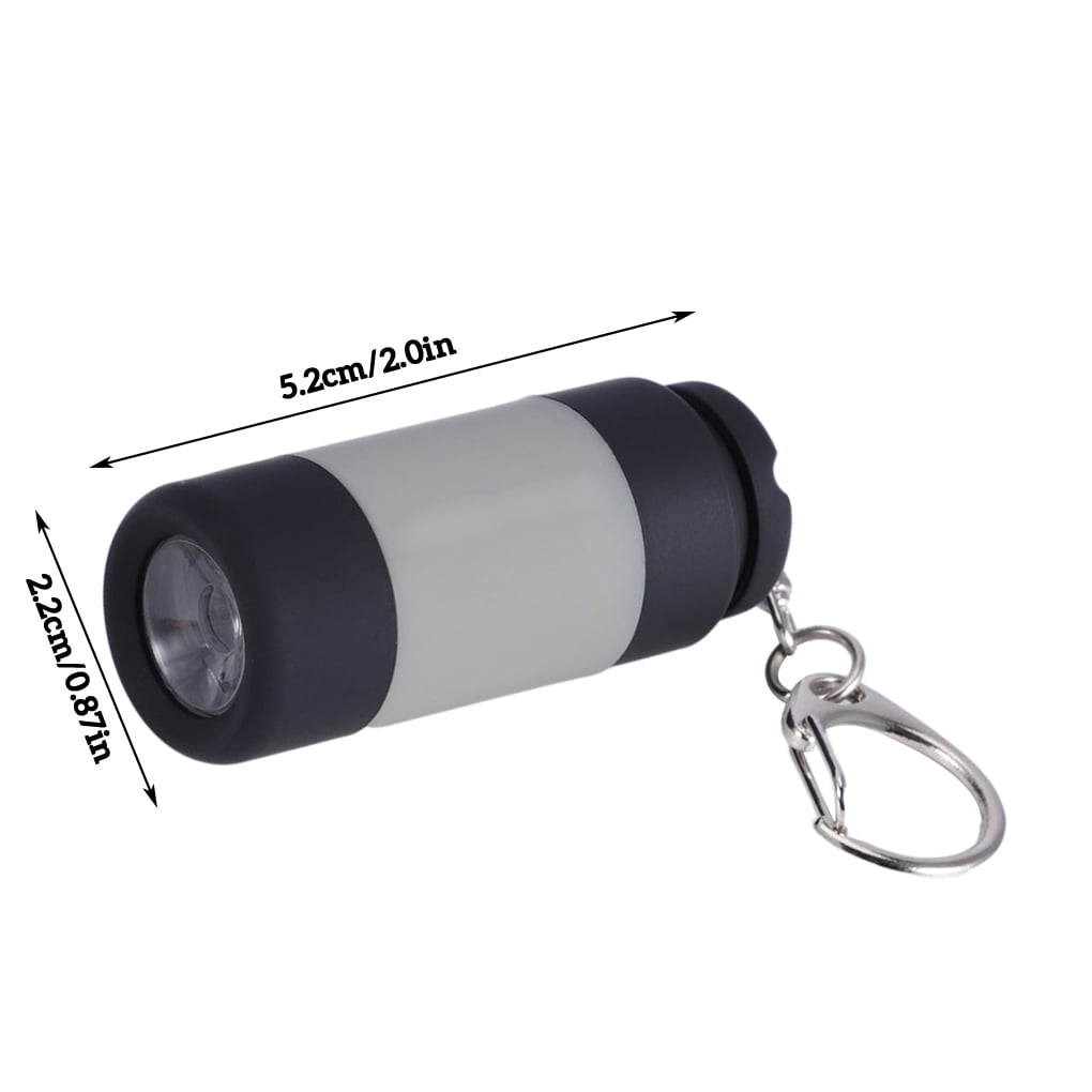 USB Rechargeable Mini XPE LED Flashlight 4 Modes Torch for Outdoor Indoor Use