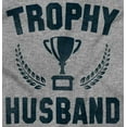 thumbnail image 2 of Trophy Husband Best Partner Hubby Men's Long Sleeve Tee T Shirt Brisco Brands S, 2 of 6