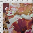 thumbnail image 3 of oneOone Rayon Maroon Fabric Floral Sewing Craft Projects Fabric Prints By Yard 56 Inch Wide, 3 of 4