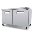 thumbnail image 5 of Commercial Undercounter Freezer Worktop 60" Two Door Restaurant Kitchen ETL, 5 of 15