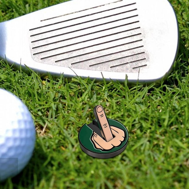 Accesorio de golf Cola Marcador de pelota de golf divertido 2,5 cm tema del medio