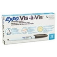 thumbnail image 3 of EXPO Vis-a-Vis Wet Erase Marker, Fine Bullet Tip, Black, Dozen (16001), 3 of 3