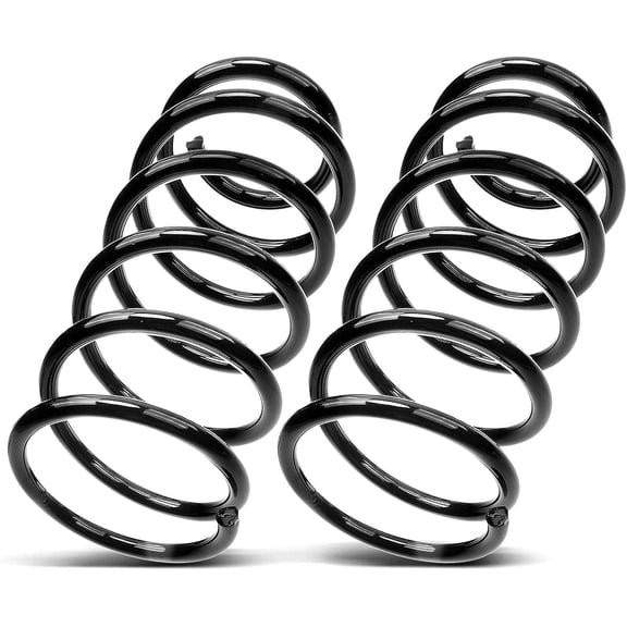 A-Premium Coil Spring Set for Saturn SC/SL/SW Models, Black, 2 Pieces