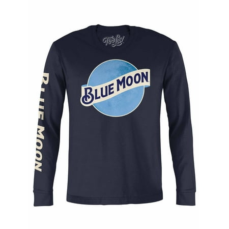 Tee Luv Blue Moon Long Sleeve Beer Shirt (Best Blue Moon Beer)