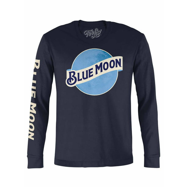 Tee Luv - Tee Luv Men's Blue Moon Long Sleeve Beer Shirt - Walmart.com ...