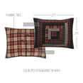 thumbnail image 2 of VHC Brands Rustic & Lodge Cumberland Bedding Accessory, Standard Sham 21x27, Chili Pepper Red, 2 of 6