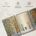thumbnail image 6 of Elephant Stock Kiss Under The Golden Rain Wall Art - Horizontal Multi Panel Canvas - Living Room Wall Decor - Love Multi Panel - Black And Blue Decor By Ekaterina Ermilkina - 26" x 12", 6 of 8