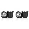 thumbnail image 1 of Juego de Tazas de Café Expreso de Acero Inoxidable de 80 Ml, Paquete de 4 Tazas de Café de Acero Inoxidable 304 de Doble Pared de 2,7 Oz, Color Negro, 1 of 5