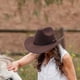 thumbnail image 1 of Propiedades de fotos de moda para sombrero de vaquero para adultos cómodos big brim Café, 1 of 4