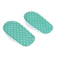 thumbnail image 1 of 1 par de almohadillas de apoyo para el talón, almohadilla de de silicona, amortiguador para pies, plantilla de zapatos de 2,5 cm, perfecta para mu Verde blanco Zulema Gel Heel Pad, 1 of 8